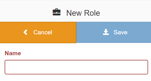Creating a new role